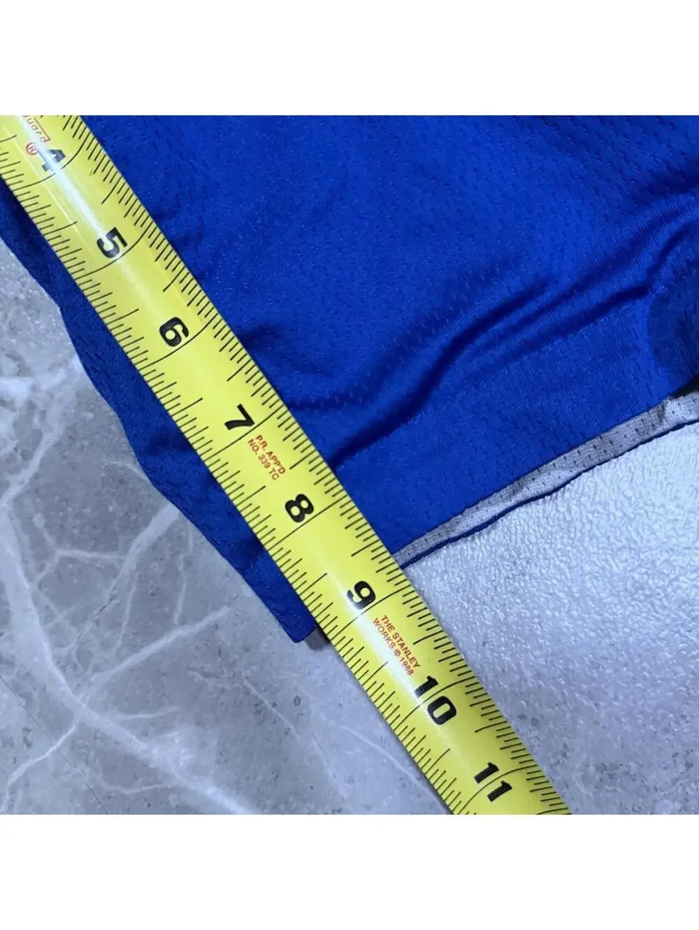 Royal Blue White Mesh Basketball Shorts Y2K Athletic Streetwear